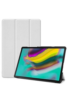 Etui Samsung Galaxy TAB A 8 2019 4G/LTE Smartcover pliable blanc avec stand - Housse blanche coque de protection New Galaxy TAB A 8.0 2019 SM-T290 /