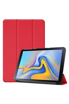 Housse Tablette XEPTIO Etui Samsung Galaxy TAB A 8 2019 4G/LTE Smartcover pliable rouge avec stand - Housse coque de protection New Galaxy TAB A 8.0 2019 SM-T290 / SM-T295