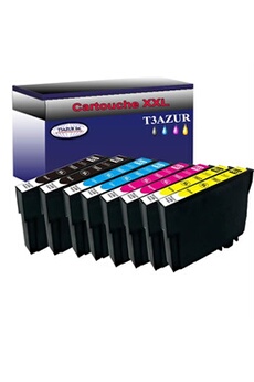 Cartouche d'encre T3AZUR Lot de 8 cartouches d'encre compatibles 603XL pour Epson XP-4100 -