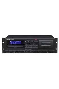 Chaine HiFi Tascam CD-A580 lecteur/enregistreur cassette, CD et USB 19 pouces, 3U