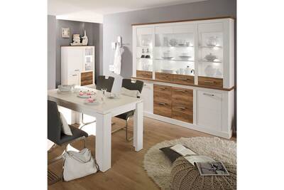 Ensemble Table Chaise Sofamobili Salle A Manger Avec Led Couleur