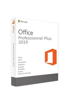 Logiciel Microsoft office professionnel plus 2019 pour windows pour 5 PC - lié à votre compte Microsoft - Logiciel à télécharger