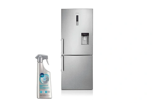 Réfrigérateur frigo combiné inox 432l a++ froid ventilé distributeur d'eau