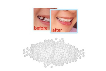 Accessoires pour la voiture GENERIQUE Kit de réparation dentaire temporaire dents et lacunes falseteeth adhésif pour prothèse dentaire à colle solide blanc