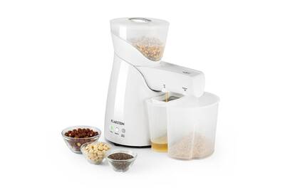 Robot Multifonction Klarstein Olivia Presse A Huile Electrique 650w Pour Lin Noix Gaines De Chia Capacite 700g Pressage A Froid Blanc Darty
