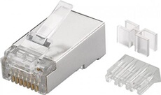 : 10 connecteurs RJ45 Cat6A STP à sertir