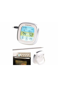 thermomètre / sonde rosenstein & söhne : thermomètre à viande numérique avec écran tactile, jusqu'à 250°c