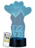 Lettre Lumineuse LOVE à LED Avec Minuteur - Miroir Décoratif Sans Fil, Piles Incluses