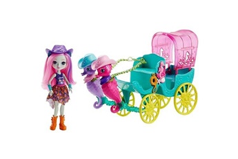 Figurines personnages Mattel Enchantimals - transport pour sandella seahorse - 15 cm