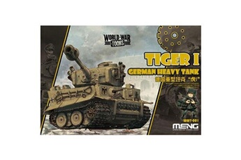 Pâte à modeler Meng Maquette char : world war toons : german heavy tank tiger i meng
