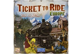 Balançoire et portique multi-activités GENERIQUE Days of wonder - aventuriers du rail. Europe - ticket to ride europe - langue: anglais