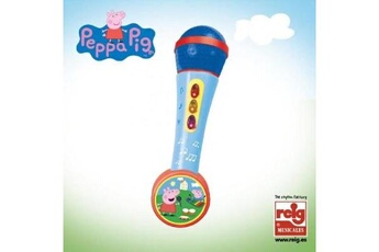 Accessoire poupée GENERIQUE Peppa pig micro a main avec ampli et rythmes