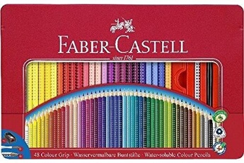 Jeu de stratégie FABER CASTELL Faber-castell 48 couleur grip crayon avec accessoires 112448