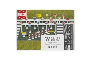 Maquette GENERIQUE Busch environnement - bue8121 - modélisme ferroviaire - panneau de signalisation routière