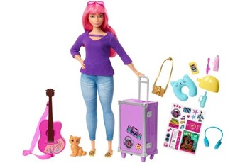 Balançoire et portique multi-activités Barbie Coffret poupée barbie daisy avec accessoires voyage