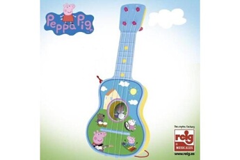 Peluches GENERIQUE Peppa pig guitare 4 cordes peppa pig en boite
