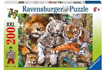 Puzzle Ravensburger Big cat nap 200 pc puzzle