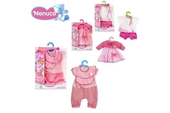Balançoire et portique multi-activités Nenuco Nenuco 35 cm vêtement avec cintre 3 modèles