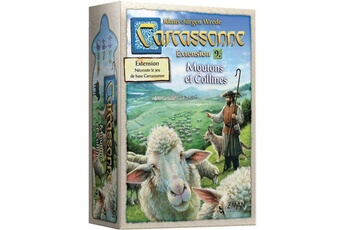 Autres jeux créatifs Asmodee Jeu de stratégie asmodee carcassonne moutons et collines extension 9