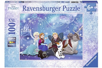 Puzzle Ravensburger Ravensburger - 10911 1 - puzzle - la reine des neiges - magie de glace - 100 pièces