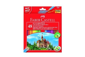 Article et décoration de fête GENERIQUE Faber-castell crayons de couleur hexagonal eco, etui de 48, 120148