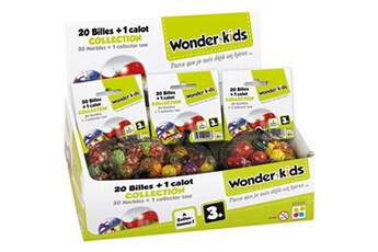 Accessoire de déguisement Wonder Kids 20 billes et 1 calot - modèle aléatoire - livré à l'unité.