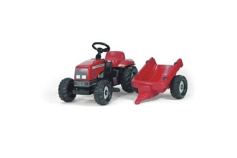 Jeux classiques GENERIQUE Rolly toys 012305 rollykid massey ferguson tracteur avec remorque
