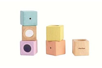 Figurine de collection Plan Toys Set de blocs sensoriels plan toys pastel