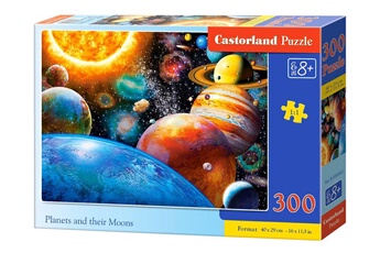 Puzzle Castorland Castor pays b de 030262 planets and their moons puzzle, 300 pièces