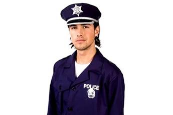 Accessoire de déguisement No-name Chapeau police ajustable