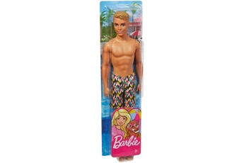 Figurine de collection Mattel Poupée barbie ken plage short à carreaux