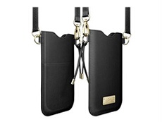PRESTIGE Necklace - Housse pour téléphone portable - cuir Saffiano - noir - 6.5" - pour Apple iPhone 11 Pro