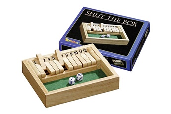 Jeux classiques Philos Philos - 3184 - ferme la boîte - shut the box - 12 pièces - taille petit