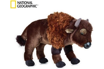 Peluche National Geographics Geographics national bison animaux en peluche jouet en peluche (taille moyenne, naturel)