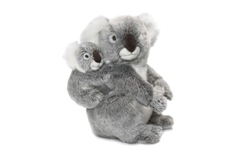 Peluche Wwf Wwf - 15186004 - peluche - maman koala avec bébé - 28 cm