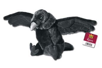 Peluche Wild Republic Wild republic- peluche corbeau, cuddlekins doudouier, cadeaux pour enfants, 30 cm, 81089, multicolore