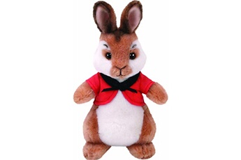 Peluche Ty Ty - flopsy peter rabbit peluche lapin boléro, couleur rouge (united labels ibérique 42276ty)