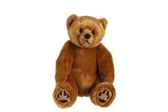 Peluche Gipsy Gipsy - 070091 - peluche - ours grizzly assis - 42 cm - miel