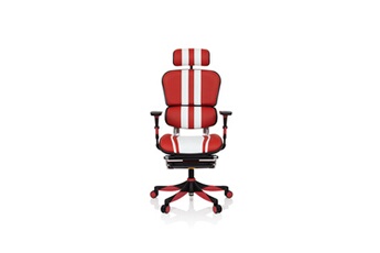 hjh OFFICE Chaise gaming Hjh Office de haut gamme ergohuman elite rouge/blanc office