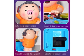 Autre jeux éducatifs et électroniques AUCUNE Dj music electric toys pig cochon de danse musical avec des lumières clignotantes colorées