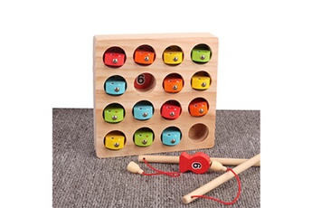 Autre jeux éducatifs et électroniques AUCUNE Jeu de pêche magnétique en bois fine motor skill toy letters cognition preschool gift