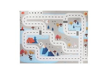 Jouets éducatifs GENERIQUE Kids play mat city road buildings parking map game scene map educational toys comme montré