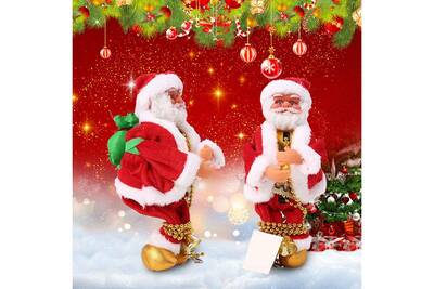Jouets Educatifs Generic Decoration De Noel Pere Noel Escalade Electrique Suspendus Jouets D 39 Ornement De Noel Toy5577 Darty