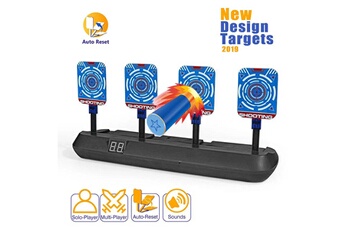 Autre jeux éducatifs et électroniques AUCUNE Cible de notation électronique auto-restore target soft bullet dart toy for kids noir