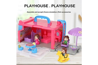 Autre jeux éducatifs et électroniques AUCUNE Mobile house bus set of 20 portable play house travel bus for childrens toy