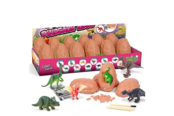 Autre jeux éducatifs et électroniques AUCUNE Dinosaur toys dino eggs kit kids gifts open 12 unique dinosaur eggs mignon dinosaurs
