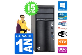 PC De Bureau HP PC Tour HP Workstation Z230 Intel i5-4570 Ram 8Go Disque 1To Windows 10 WiFi