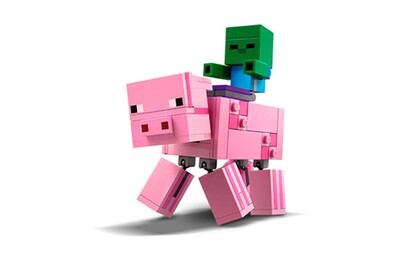 Lego Lego Cochon Et Bebe Zombie Minecraft Darty Lego Lego Cochon Et Bebe Zombie Minecraft Darty