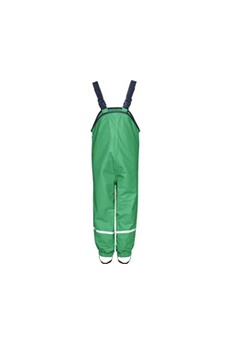 pantalon sportswear playshoes pantalon de pluie avec molleton vert junior