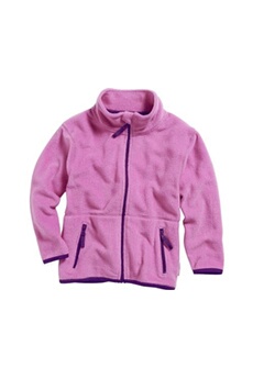 pull, gilet, et polaire sportswear playshoes veste polaire filles rose/violet